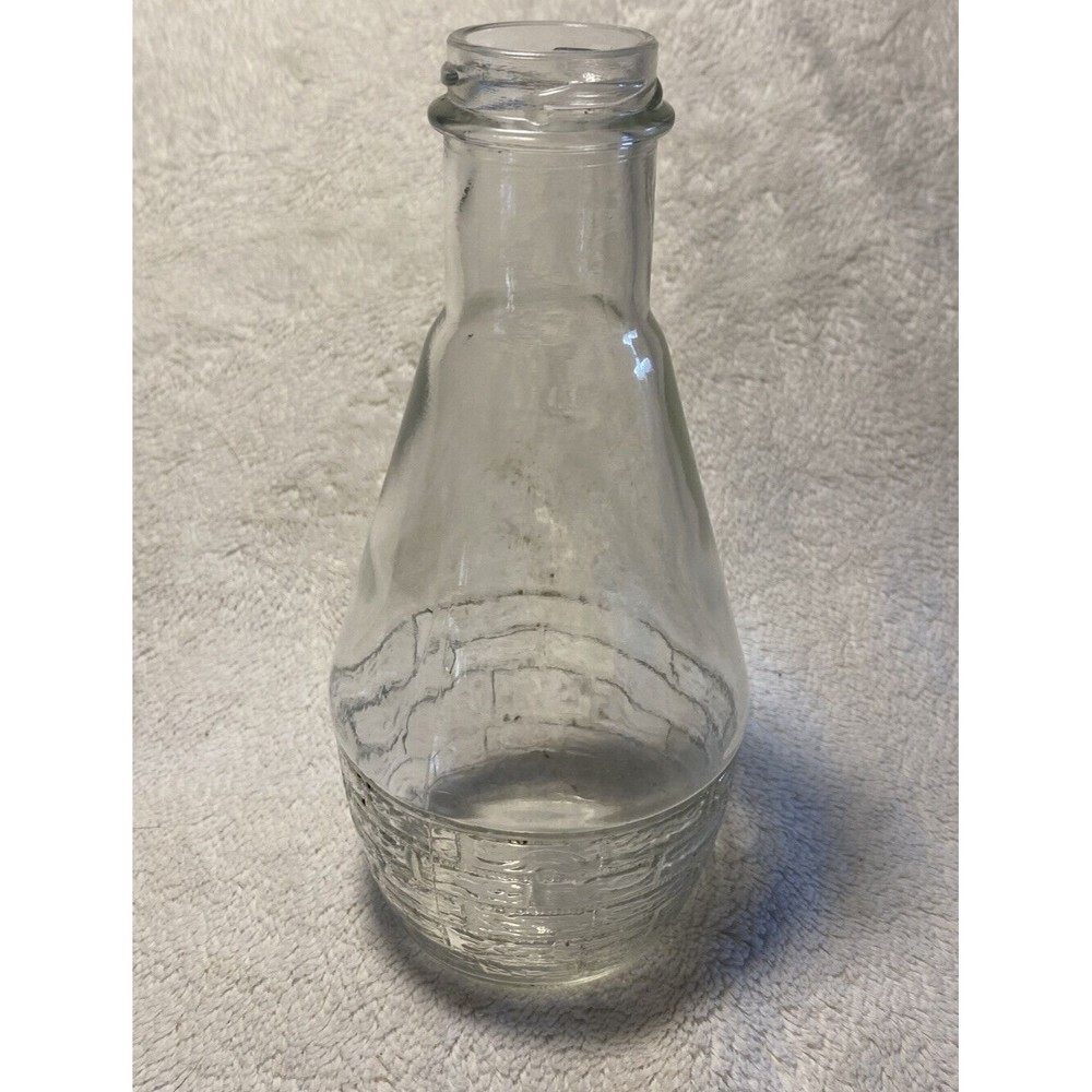 Vintage 1970's Anchor Glass Kraft Barbeque BBQ Sauce Bottle Embossed 8 1/2" Tall